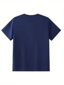 % Cotton. I Occasionally Crack A Few Jokes With My Dad, But Only When I'm In A Good Mood. Men's Casual Short-Sleeve Crew Neck T-Shirt, Easy To Wear, Versatile - 藏青色 - 查看 4