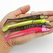 Avlcoaky 5pcs/ Set 12cm/ 16g Paddle Tail Swim Baits Fishing Swimbait Soft Plastic Lures - Multicolor - View 3