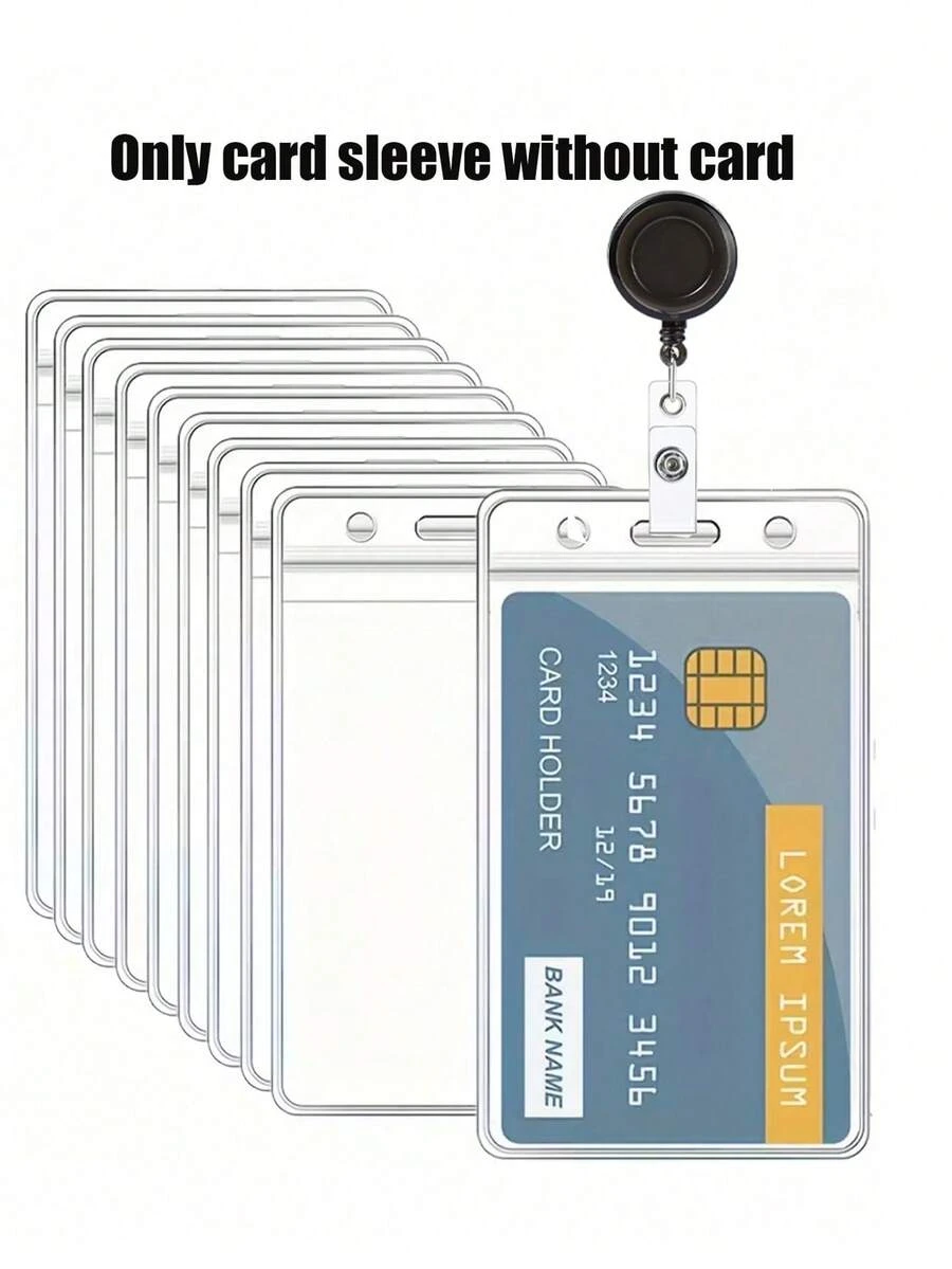 超薄 RFID 防盜卡套附伸縮夾，防止讀卡鎖定，銀行卡套，防盜信用卡套，保護卡套，貼紙卡套，信用卡套，輕便攜帶，適用於信用卡、身分證，白領、節日禮物、週年紀念、生日禮物、禮品配件、畢業季教師禮物