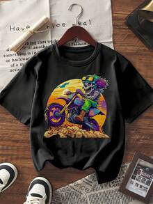 Men T-Shirts - Black - View 6