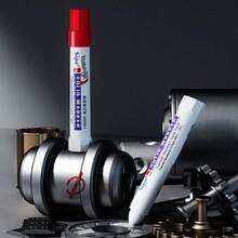 Solid Paint Marker, Oil-Based Ink, High Temperature Resistant, Waterproof Solid Paint Marker - Plata - Ver 2