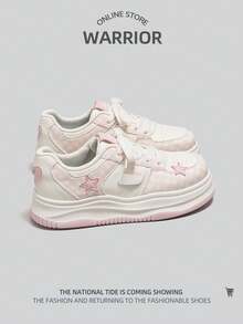 WARRIOR 1雙女款低筒休閒運動鞋 - 米粉 - 查看 5
