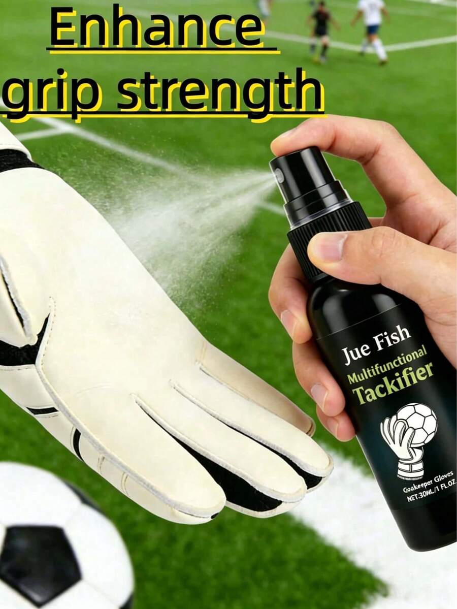 jakehoe Goalkeeper Glove Anti-Slip Spray, Latex Glove Grip Activator, Enhances Holding Stability, All-Scene Goalkeeper Glove Grip Spray, Anti-Slip Protective Gloves