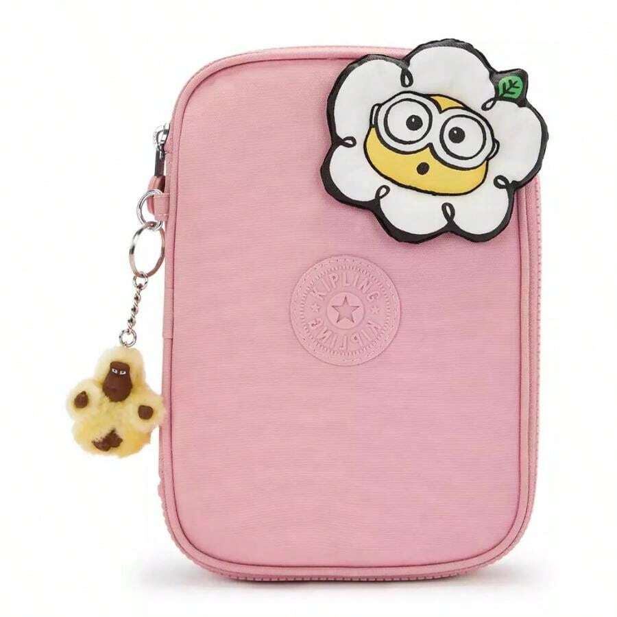 Kipling 100 Pens Zippered Case | | Long Wallets - pink daisy - View 1
