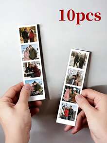 Personalized Photo Fridge Magnets, Photo Magnetic Stickers, Customized Photo And Text Fridge Magnets, Customized Photo Fridge Magnet Set - Durable Magnetic Backing - Home Decor Gift, Suitable For Photo Gifts, Anniversary Gifts And Party Decorations - Multicolor - View 9