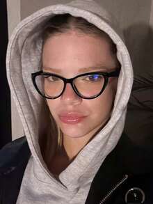 1件裝女款休閒貓眼眼鏡框 輕量貼身聚碳酸酯鏡框 透明鏡片 適合日常辦公通勤 附眼鏡盒 - 彩色 - 查看 13
