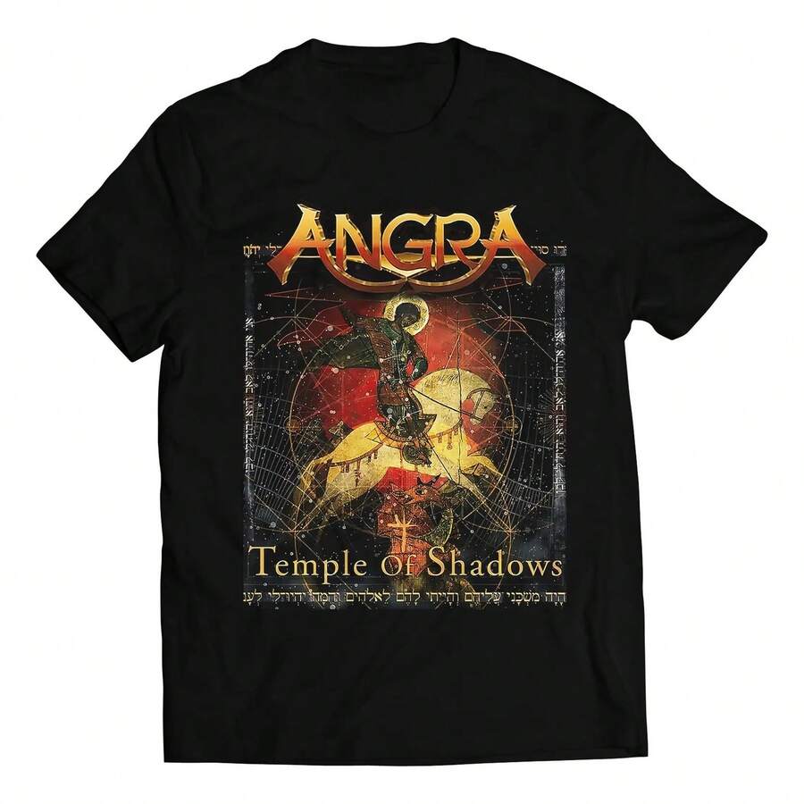 Angra Temple Of Shadows Rock Activity T-Shirt - Black - View 1
