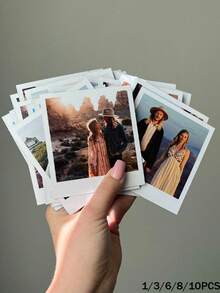1/3/6/8/10 Stück Digitale Fotos als Sofortfotos drucken | Individueller Sofortfoto-Muster | Verwandeln Sie Ihre Haustiere, Familie und besonderen Momente in Sofortfotos - Verschiedenfarbig - Übersicht 1
