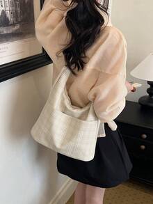 1個女款尼龍大容量超大號耐刮耐磨水手包，可用於收納護照、金錢、身分證、信用卡 - 彩色 - 查看 6