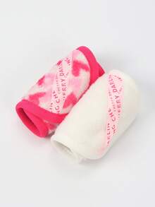 1020 Cleaning Wipes 2pcs, Machine Washable, Reusable Cleaning Tool, Suitable For Face Washing, Cleansing, Makeup Removal, Suitable For All Skin Types. - Multicolor - View 9