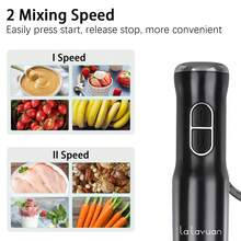 Lalayuan 110v Household Kitchen Multi-Functional 400w 2-Speed Food Processor Blender With Stainless Steel Shaft & 2-Leaf Blades - US A Type Plug(110-127V) - View 2
