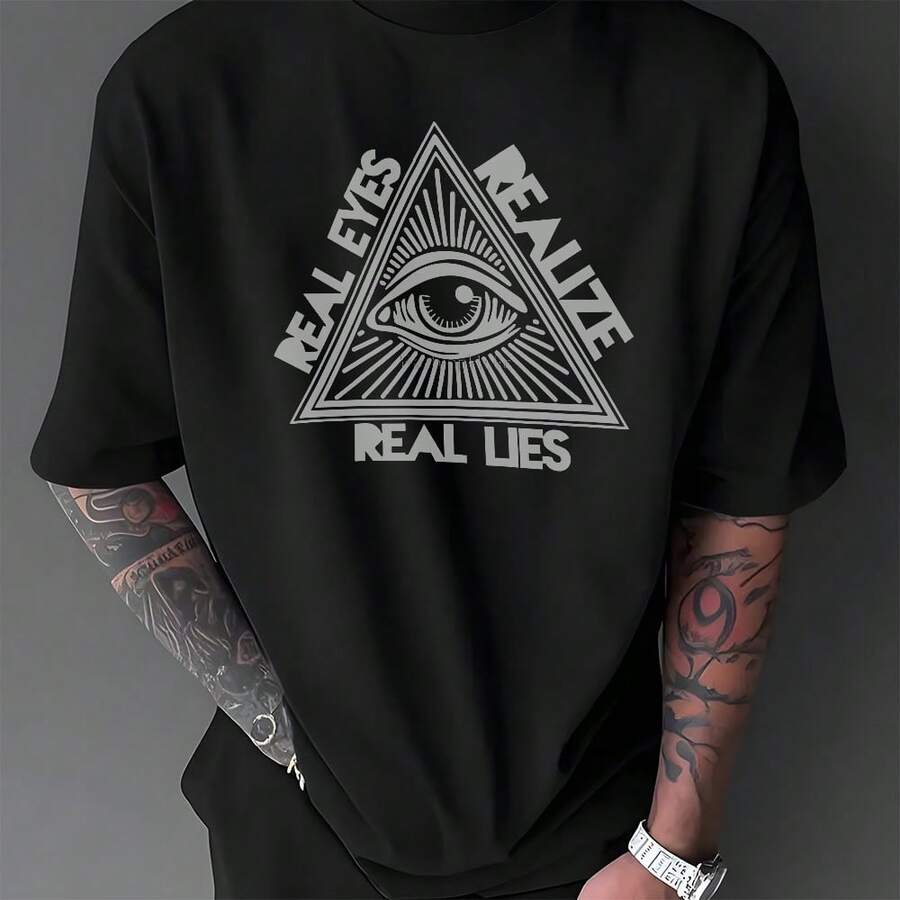 T-Shirts Hommes - Noir - Voir 1
