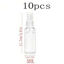 4pcs 30ml Refillable Spray Bottles, Portable Reusable Fine Mist Sprayer Bottles, Travel Size Cosmetic Sample Spray Containers - Clear - View 29
