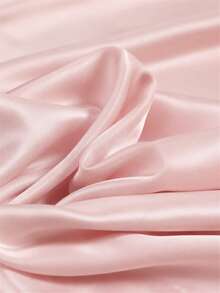 Blush Pink Satin Fabric, Soft Smooth Silky Glossy Solid Color Material, Suitable For Wedding Dress, Bridesmaid Gown, Skirt, Shirt, Backdrop, Tablecloth Decoration, DIY Sewing, Handmade, Fashion Clothing Fabric - 1 - View 6
