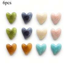 3pcs/6pcs/12pcs, Heart-Shaped Fridge Magnets, Personalized Fridge Magnets - Creative Decorative Magnetic Stickers, Suitable For Home Decor And Gifts, Kitchen Decor, Room And Office Decor, Birthday Gifts - Multicolor - View 11