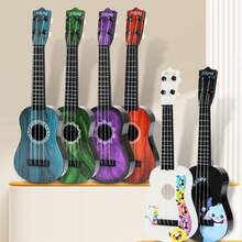 Ukulele For Kids Children's Musical Toy Mini 4-String Guitar, Beginner Ukulele Instrument Toy For Boys And Girls, Parent-Child Interactive Musical Toy, Kindergarten Early Education Instrument Teaching Aid, Portable Children's Musical Enlightenment Guitar For 3, 4, 5, 6 Years Old, Realistic Playable Sounding Guitar, Birthday Gift For Boys And Girls - Multicolor - View 5