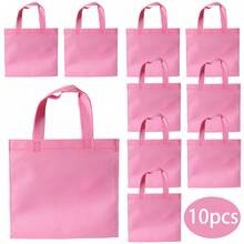 10入 20x20cm 彩色不織布禮品袋附提把，適合生日派對與小禮物，高品質，聖誕節、萬聖節適用 - 查看 13