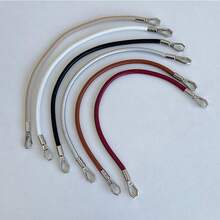 1pc Solid Color Phone Lanyard, Minimalist PU Wrist Strap Daily Gift Phone Charm - Multicolor - View 5