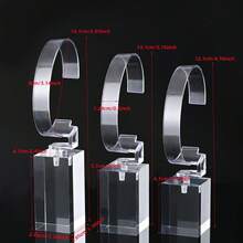 YRUID Fashion New Acrylic 1 Set Transparent Watch Display Stand Jewelry Jewelry Watch Rack Jewelry Rack Bracelet Storage Rack Gift Watch Display Prop - Clear - View 7