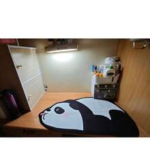 1pc Cute Panda Cat Carrot Pattern Diatomite Bath Mat, Ultra Absorbent Quick Dry Floor Rug, Anti-Skid Rubber Backing, Machine Washable Soft Mat For Shower Bathtub Kitchen Indoor Outdoor Home Decor, Multiple Sizes Available - Black and White - View 13