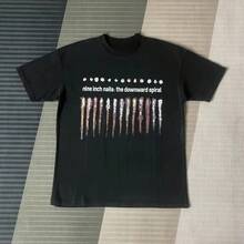 SAINT OF MICHAEL, Nine-Inch Nail Graphic Print Streetwear, Vintage Clothing, Casual Loose-Fitting Tees, T-Shirts, Men's And Women's Clothing - 彩色 - 查看 1