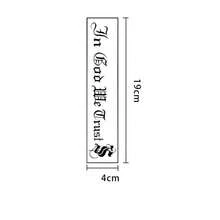 1 pieza Pegatina de tatuaje temporal de PVC resistente al agua y anti-roce con patrón de letras realista, adecuada para uso diario - Gris - Ver 4