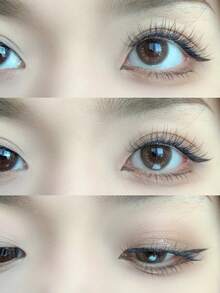 120 Clusters Glue-Free False Eyelashes, C Curl, 12mm Length, Self-Adhesive, Press-On, Natural Look, Reusable, Segmented Self-Stick False Eyelashes, No Glue Needed, Essential For Japanese And Korean Makeup, Suitable For Beginners, Cartoon Manga Style, Dating, Cosplay, Performance, Glue-Free Eyelashes - View 4