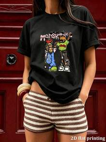 Camisetas de Mujer - Negro - Ver 5