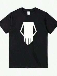 Playeras de  hombre  Camiseta de moda estampada de de verano, camiseta de alta calidad suelta para hombres, talla casual S-XXXl AZD1 - Negro - Ver 1