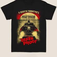 Camiseta Retro de la Película Death Proof de Quentin Tarantino, Camiseta Vintage con Gráfico de Auto Deportivo, Clásico del Culto, Informal, para Hombre y Mujer - Multicolor - Ver 1
