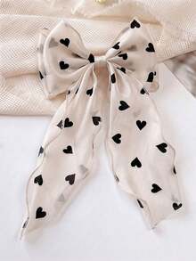 1/2/3pcs Mesh Bowknot Ribbon Hair Clip For Daily, Large Hairpin For Hair Styling Accessories,Suitable For Daily Wear,Photography - Multicolor - View 5