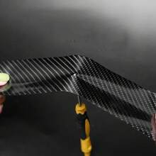 Bicycle Frame Protector Sticker, 5D Carbon Fiber Pattern, Transparent, Anti-Scratch, Wear-Resistant, Bicycle Accessories, 35cmX3005001000cm - 卡其色 - 查看 11