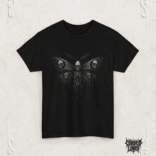 Camiseta gótica de polilla Unisex, camiseta gótica oscura oculta de bruja, ropa para hombre, camiseta cómoda - Multicolor - Ver 1
