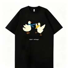 Men's Short Sleeve T-Shirt, Summer, 100% Pure Cotton, High Quality, Regular Fit, Fitness, Breathable, Comfortable, Simple And Elegant Fabric - 彩色 - 查看 1