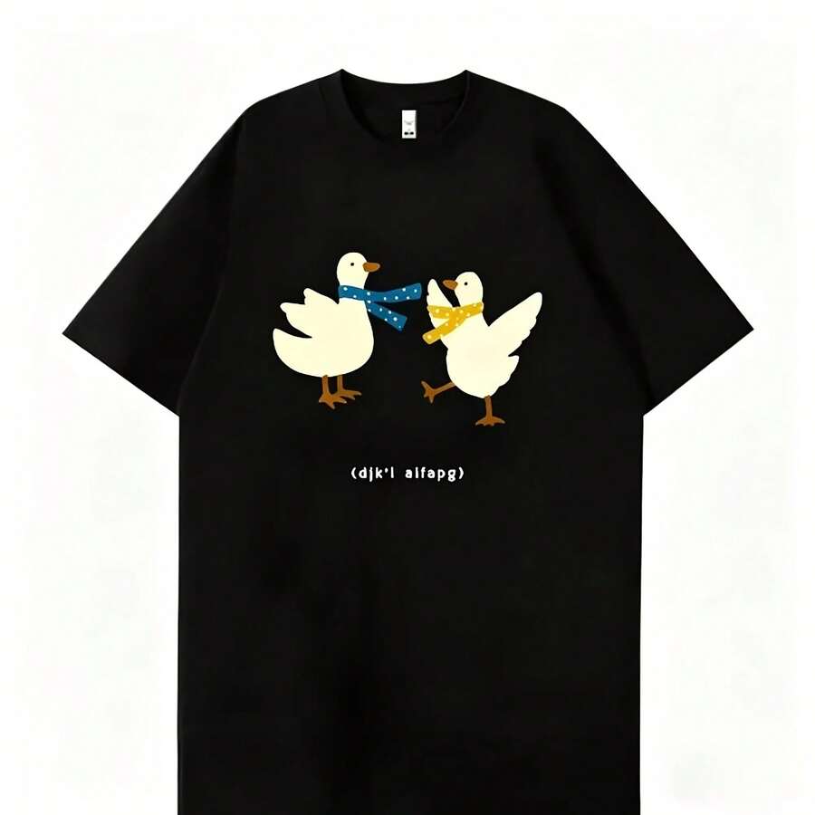Men's Short Sleeve T-Shirt, Summer, 100% Pure Cotton, High Quality, Regular Fit, Fitness, Breathable, Comfortable, Simple And Elegant Fabric - 彩色 - 查看 1