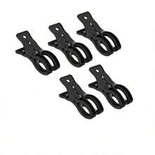 5pcs/1pc 3.5 Inch Thick Transparent Plastic Spring Clamps, Multi-Purpose Balloon Arch Fixing Clips, Suitable For Securing Backdrop, Sturdy Crafting Clamps For Birthday Party, Wedding Decoration, Woodworking Projects And Photography Studio, Essential Tool Set For Hobbyists - Multicolor - View 12