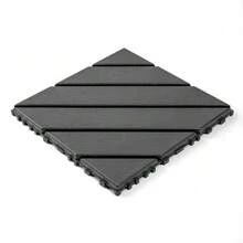 Plastic Patio Tiles With Click System, Pack Of 44, 30 X 30 Cm, Square, Waterproof, For Outdoor Use, Weatherproof, For Patio, Balcony, Garden And Pool Area, Dark Grey - Dark Gray - View 11