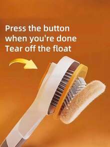 Multifunctional Pet Grooming Comb, Gentle Pet Deshedding Brush, Suitable For Cats And Dogs, One-Click Undercoat Removal Pet Grooming Tool - View 3