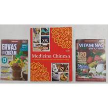 Livro MEDICINA CHINESA + 2 Livros Q Curam : ERVAS e VITAMINAS - Livro único - Visão 7