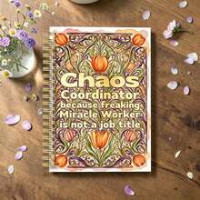 1 pieza Cuaderno A5 con líneas de plantas y flores, adecuado para la escuela, diario, notas de trabajo, escritura artística, un regalo para amantes de la fantasía creativa, cuaderno de regreso a la escuela - Plantas y flores - Ver 4