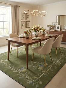 1pc Floor Mat Carpet (Rug, Carpet, Area Rug, Bath Mat, Bath Rug, Door Mat), Modern Aesthetic Southeast Asian Style Classical Floral Striped - Soft Faux Cashmere Carpet, Bathroom, Kitchen, Entrance, Hallway, Bedside, Living Room, Bedroom, Etc., All Season Washable Floor Mat, Home Decor - Multicolor - View 2