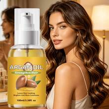 Suero capilar de aceite de argán, rico en aceite de argán, repara el cabello seco/dañado, hidrata el cabello, proporciona suavidad e hidratación duraderas, hace que el cabello sea talla grande suave 3.38 fl. oz. - 100 ml - Ver 3