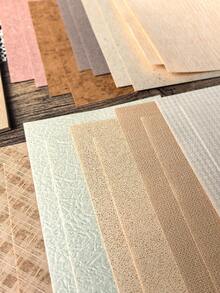 1 Paquete 20 Hojas Papel Decorativo de Textura Natural Material de Fondo Vintage para Collage DIY - BQ923 - Ver 5