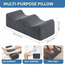 1pc Comfortable Leg Elevation Pillow, Relieves Lower Back Pressure, Leg Support For Sleep, Suitable For Bed, Sofa And Recliner, Relieves Hip And Leg Pressure, Office/Home Use - Leg Support and Buttock Pad - View 7