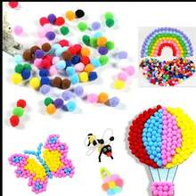 2000 pièces Pompons de 10 mm de couleurs mélangées, pompons petits denses à haute élasticité améliorés, convenant pour l'artisanat, petits pompons de Noël, pompons d'art et d'artisanat, pompons de costume de Noël, DIY créatif - Voir 3