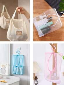 1/2 Pack Hanging Mesh Storage Bags, Kitchen And Bathroom Hanging Storage Bags, Drying And Storage Supplies, Home Storage And Organization Supplies, Closet Storage Bags, Quilted Bags, Under Bed Storage Boxes, Drawer/Closet Organizers - Multicolor - View 9