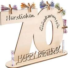 18/20/30/40/50/60/70/80 生日錢夾，生日派對裝飾，生日紀念品，祝福簽到用品，驚喜卡 - 彩色 - 查看 20