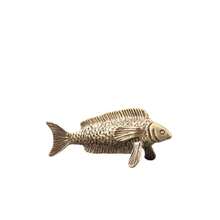 黃銅魚家居裝飾：可愛魚雕像家居裝飾 - 無需電力 - 適用於客廳和辦公室 - 動物愛好者和家居裝飾愛好者的理想禮物 - 動物 - 查看 5