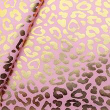 1Pc Golden Foil Leopard Pattern Polyester Fabric,Pre-Cut 59x19.68inch 100% Polyester Fabric,Vibrant Colors,Perfect For Quilting,Home Textile Sewing,DIY Wallet ,Pouches,Bag Making,Cushions,Pillow,Quilts And DIY Projects - Default - View 8