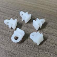 20/30/60pcs Curtain Track Gliders, Nano Silent Square Track Sliders, Plastic Curtain Hooks, Suitable For Square Curtain Tracks, Replacement Sliding Carriers - C-multicolor - View 6